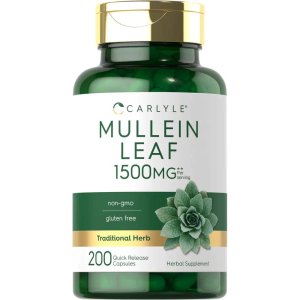 Carlyle Nutritionals Mullein Leaf 1500mg | 200 Capsules