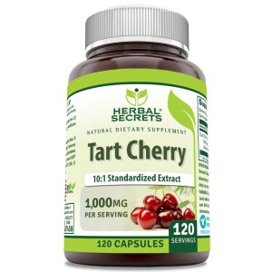 Herbal Secrets Tart Cherry Extract 1000 Mg 120 Capsules