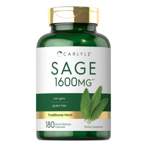 Carlyle Nutritionals Sage 1600mg | 180 Capsules