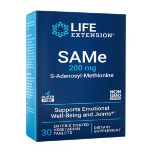Life Extension Sa Me S-Adenosyl-Methionine 200 Mg, 30 Enteric-Coated Vegetarian Tablets