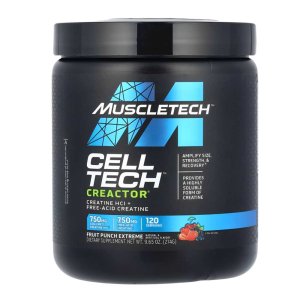 Muscle Tech Cell-Tech Creactor – Creatine H Cl – 120 Servings – 9.65 Oz (274g)