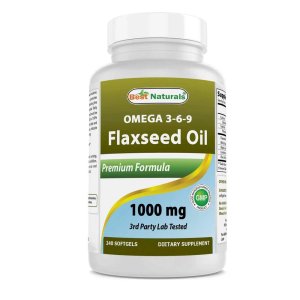 Best Naturals Flaxseed oil 1000 mg 240 Softgels