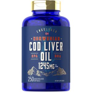 Engelvaer Norwegian Cod Liver Oil | 250 Softgels