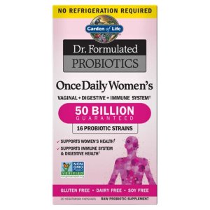 Garden of Life Dr. Formulated Probiotics Once Daily Women's Shelf-Stable 30 Capsules