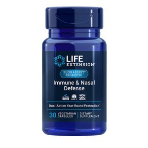 Life Extension Florassist® Probiotic Immune & Nasal Defense – 30 Vegetarian Capsules