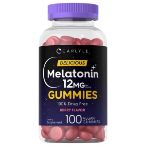 Carlyle Nutritionals Melatonin 12mg per serving | 100 Gummies