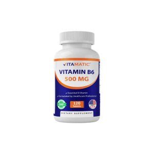 Vitamatic Vitamin B6 500 mg - 120 Tablets