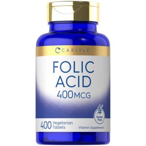 Carlyle Nutritionals Folic Acid 400mcg | 400 Tablets