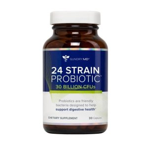 Gundry MD 24-Strain Probiotic - 30 Billion CFUs for Digestive Health Support