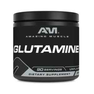 Amazing an Nutrition Amazing Muscle L-Glutamine Powder | Unflavored | 90 Servings | 1 Lb | 5 Grams per Serving