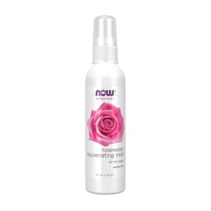 Now Foods Rosewater Rejuvenating Mist – Hydrating & Refreshing Botanical Spray – Facial & Body Mist – 118 M L