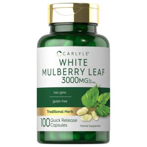Carlyle Nutritionals Mulberry Leaf 3000mg | 100 Capsules