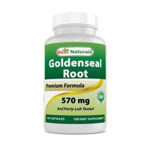 Best Naturals Goldenseal Root 570 mg 100 Capsules