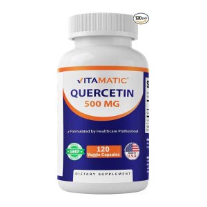 Vitamatic Quercetin 500 Mg, 120 Vegetarian Capsules