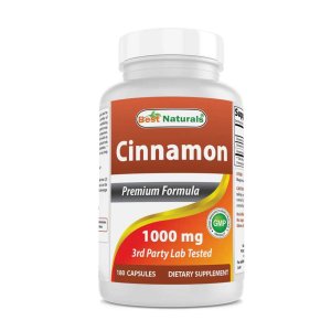 Best Naturals Cinnamon with Chromium 1000 mg 180 Capsules
