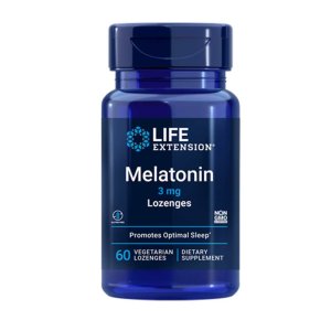 Life Extension Melatonin 3 Mg, 60 Vegetarian Lozenges