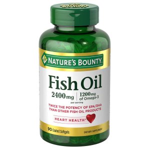 Nature's Bounty Fish Oil 2,400 Mg per Serving, 90 Softgels