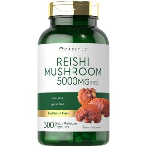 Carlyle Nutritionals Reishi Mushroom 5000mg | 300 Capsules