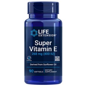 Life Extension Super Vitamin E 268 Mg (400 Iu), 90 Softgels