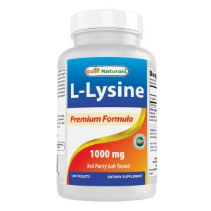 Best Naturals L-Lysine 1000 mg 180 Tablets