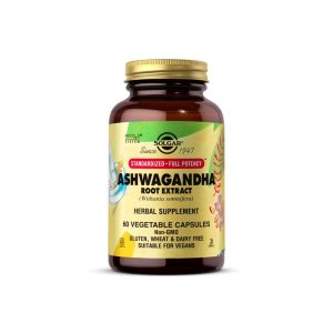Solgar Sfp Ashwagandha Root Extract 60 Vegetable Capsules