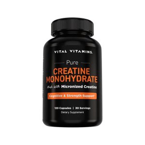 Vital Vitamins Creatine Monohydrate 120 Capsules