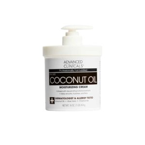 Advanced Clinicals Coconut Oil Body Cream 454g