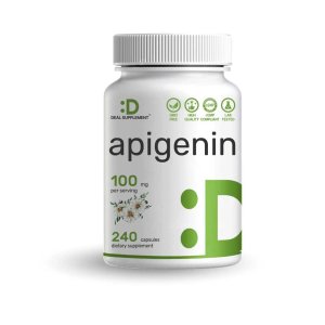 Deal Supplement Apigenin, 100mg Per Serving, 240 Capsules