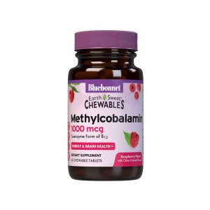 Bluebonnet Nutrition Earthsweet Chewables Cellular Active Methylcobalamin 1000 Mcg 60 Tabs
