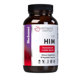 Bluebonnet Nutrition Intimate Essentials for Him Testosterone & Libido Boost 30 Caps
