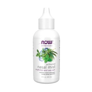 Now Foods Activated Nasal Mist – Erythritol & Sea Salt Soothing Formula – Nasal Spray – 2.1 Oz (59 M L)