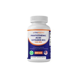 Vitamatic Pantothenic Acid 500 mg - 200 Capsules