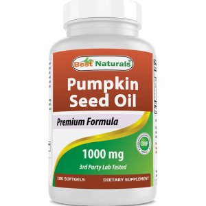 Best Naturals Pumpkin Seed Oil 1000mg – 180 Softgels