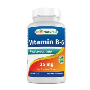 Best Naturals Vitamin B6 25mg 120 Tablets