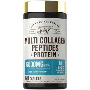 Carlyle Nutritionals Multi Collagen Peptides 6000mg | 120 Caplets