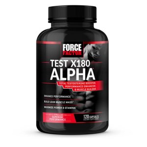 Force Factor Test X180 Alpha – 120 Capsules
