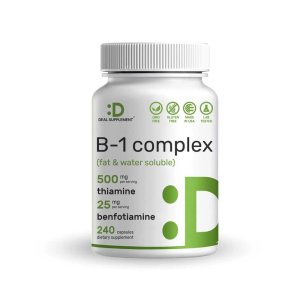 Deal Supplement Vitamin B1 500mg with Benfotiamine 240 caps