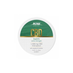 Now Foods Cbd Balm Extra Strength – 1,500 Mg Broad Spectrum Cbd – with Camphor & Menthol – 3 Oz. (85 G)