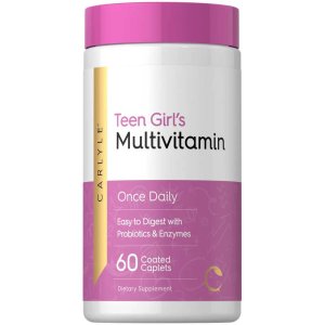 Carlyle Nutritionals Teen Multivitamin for Girls 60 Caplets