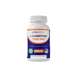 Vitamatic L-Carnititine Fumarate 1000 mg - 120 Vegetable Capsules