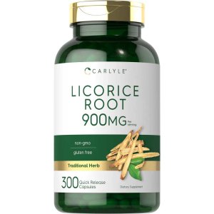 Carlyle Nutritionals Licorice Root 900mg per serving | 300 Capsules
