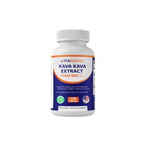 Vitamatic Kava Kava Extract 1000mg 120 Veg Capsules