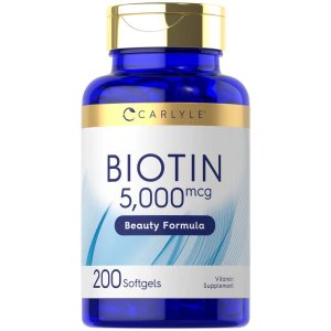 Carlyle Nutritionals Biotin 5000mcg | 200 Softgels