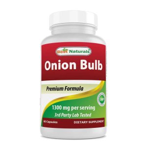Best Naturals Onion Dried Bulb 1300mg per Serving - 60 Capsules