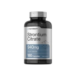 Horbäach Strontium Citrate 940mg | 180 Capsules