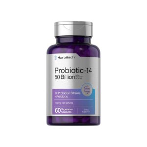 Horbäach Probiotics 50 Billion Cf Us per Serving | 60 Capsules