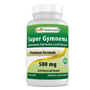 Best Naturals Super Gymnema Sylvestre 500 mg 120 Vegetarian Capsules