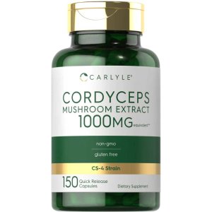 Carlyle Nutritionals Cordyceps Mushroom 1000mg | 150 Capsules