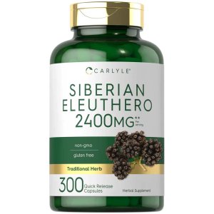 Carlyle Nutritionals Siberian Eleuthero 2400mg | 300 Capsules